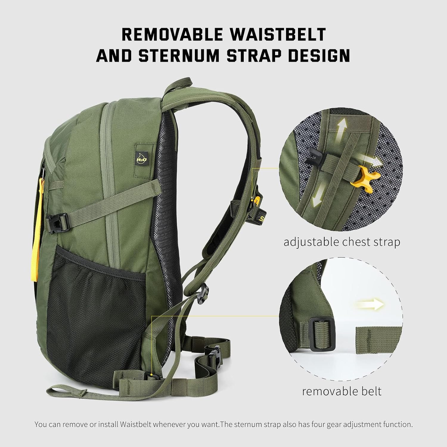 Detalle de SKYSPER Leicht Wanderrucksack 30 L