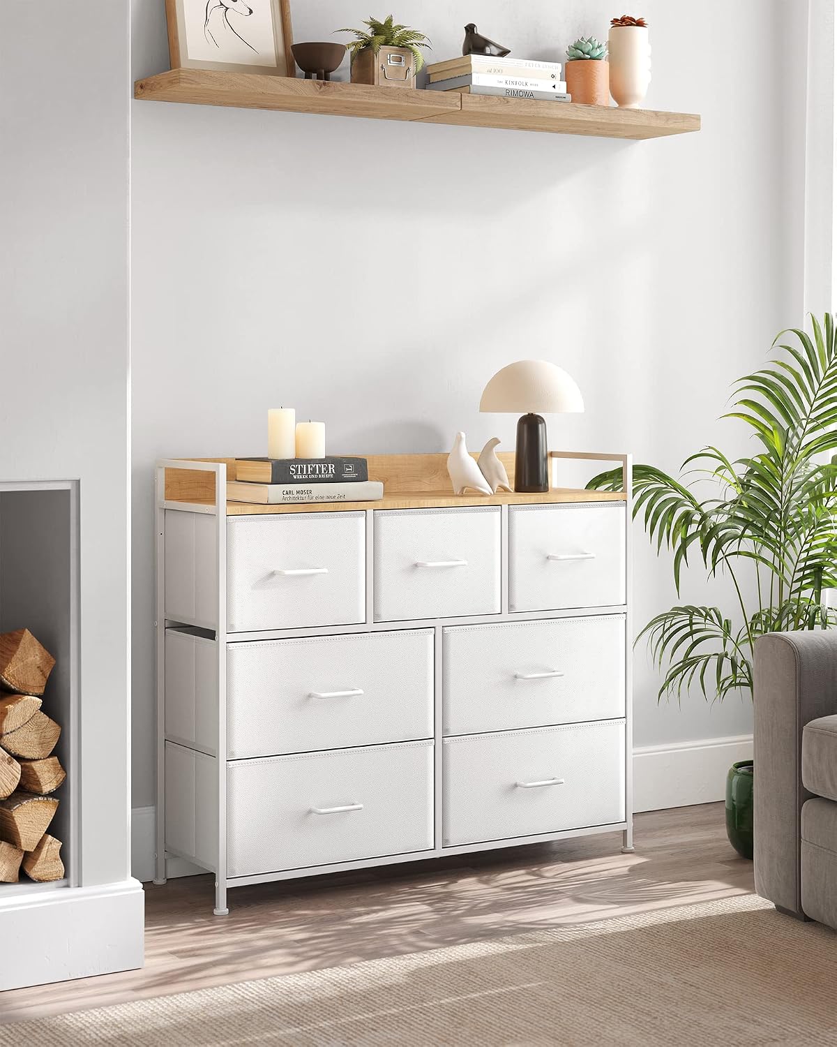 Thumbnail 3 de SONGMICS Fabric Drawer Dresser, 7 Drawers