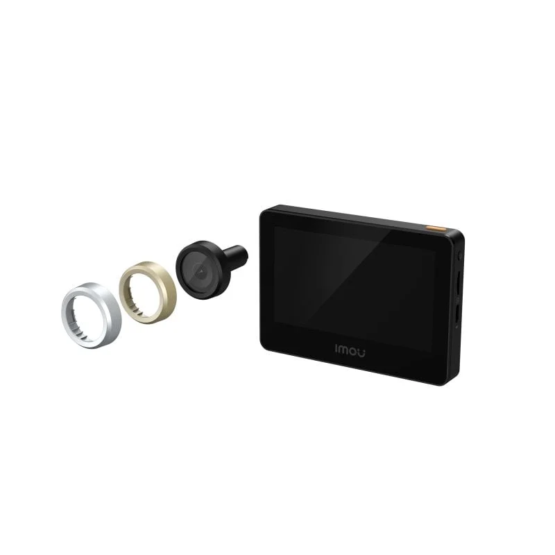 Detalle de Pack Mirilla Digital WiFi Imou VD1-5M0S + ST2-32-S1 (32 GB) – Pantalla 4.3