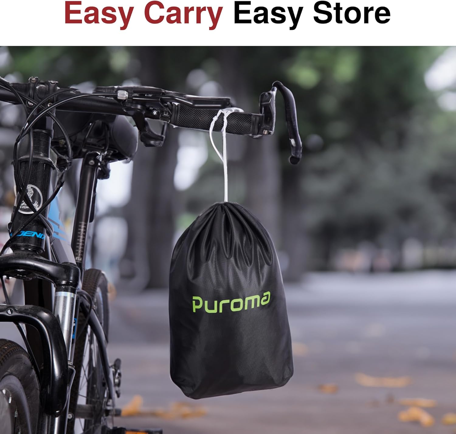 Thumbnail 6 de Puroma Bike Cover for 1/2/3 Bikes (210D Waterproof) with Lock Hole, UV & Wind Protection