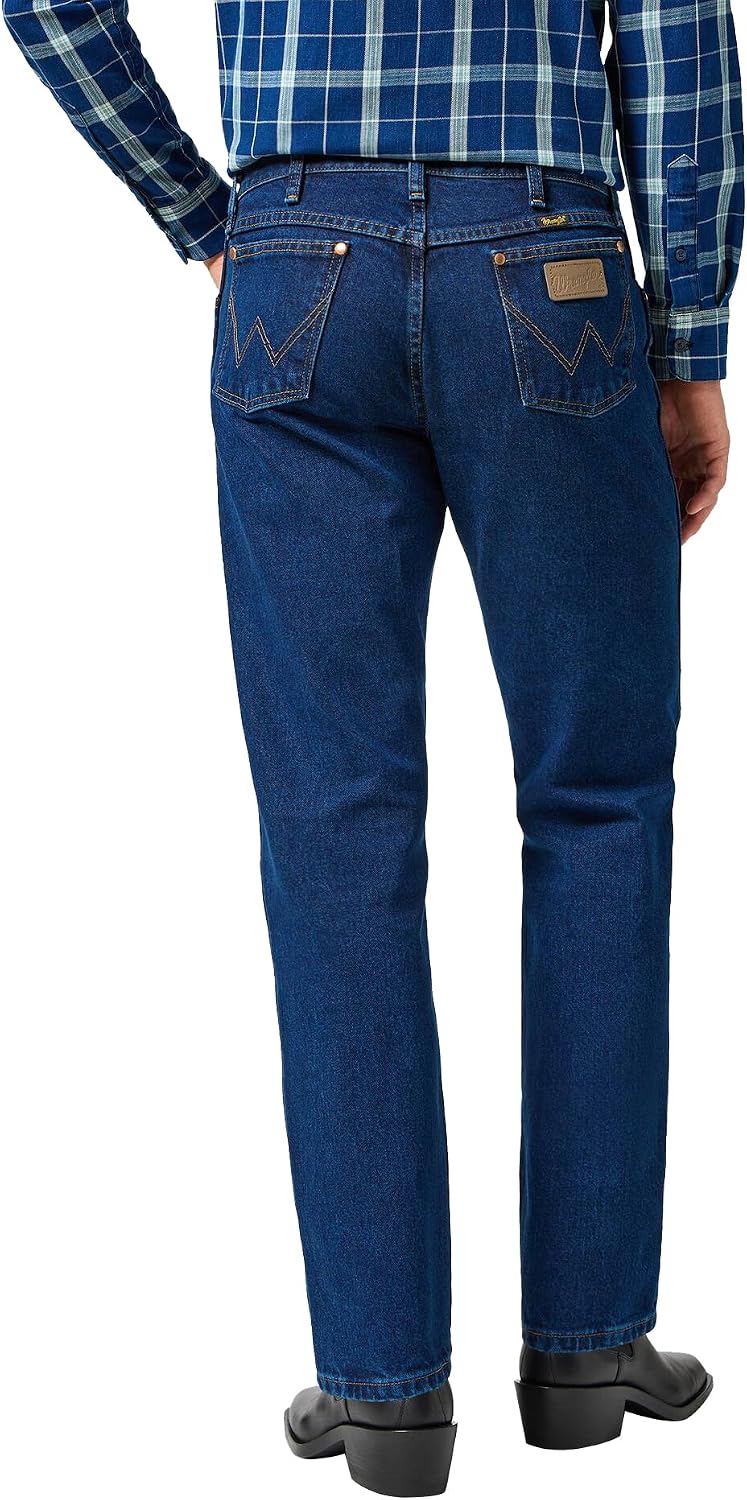 Detalle 1 de Wrangler 13mwz – męskie jeansy w stylu western, klasyczny układ 5 kieszeni