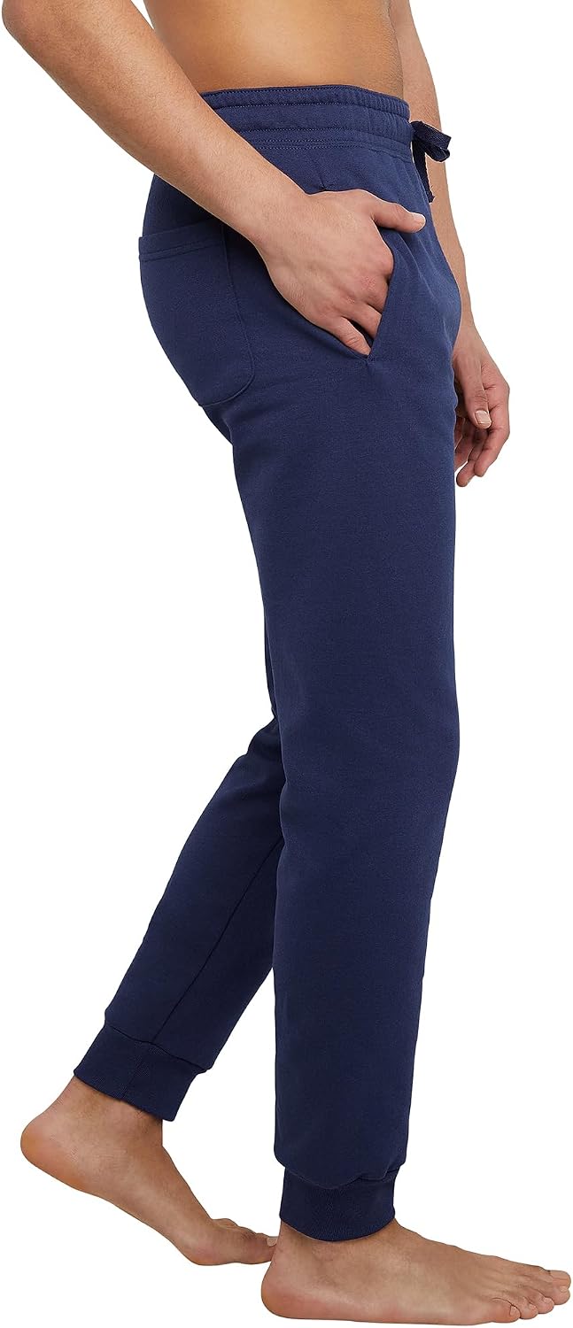 Detalle de Hanes O8389 Men's EcoSmart Fleece Joggers, 30.5-Inch, Relaxed Fit