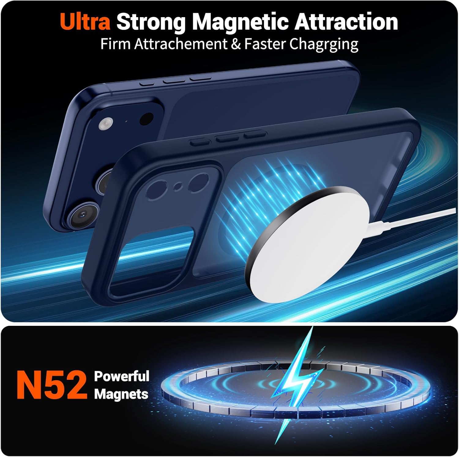 Thumbnail 4 de supfine Magnetic iPhone 17 Pro Max Case 10ft