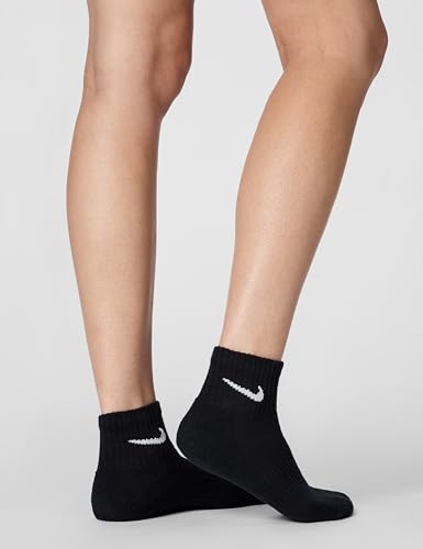 Detalle de Nike Everyday Cushioned Calzini Uomo – Nero (Black/White), taglia L