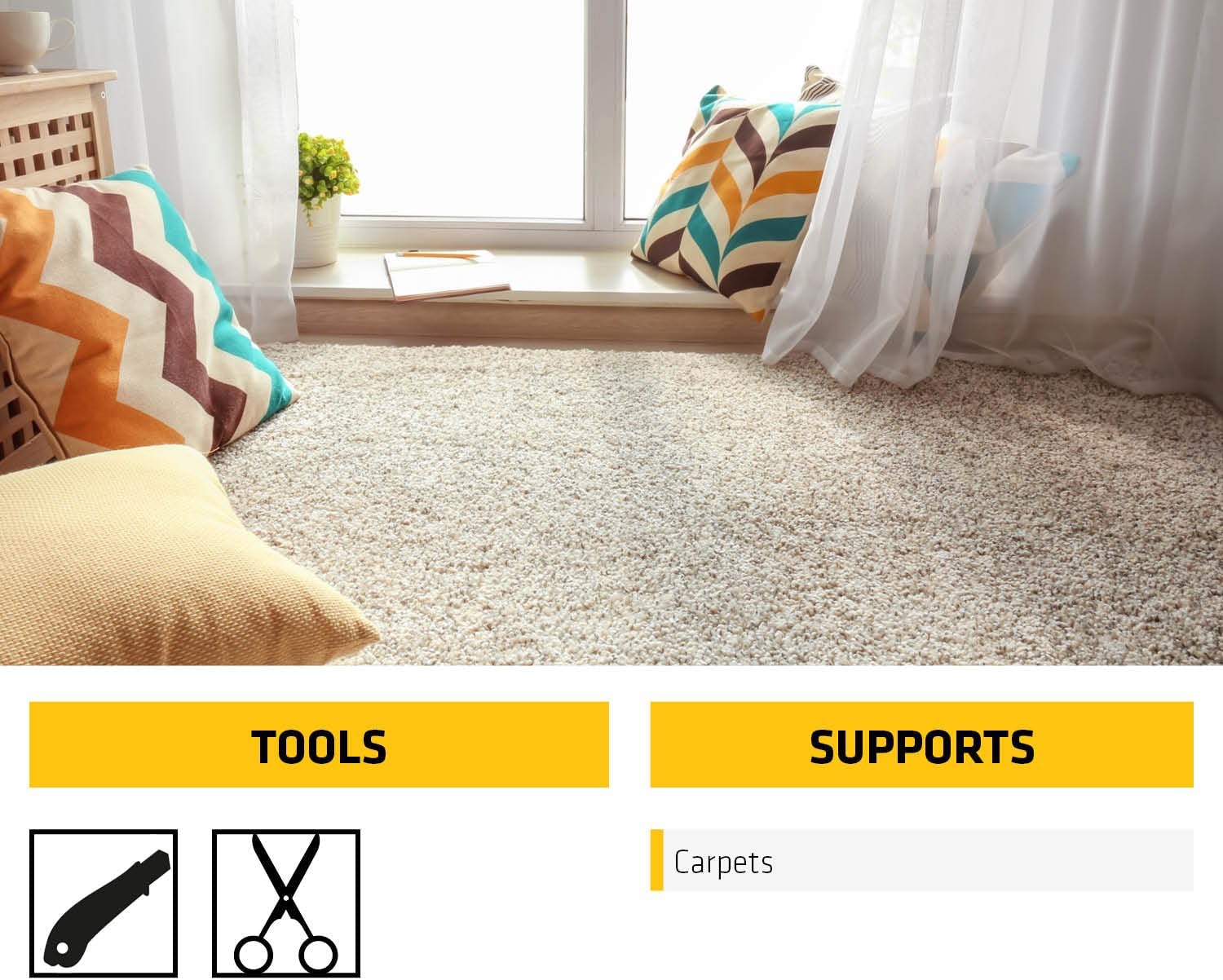 Thumbnail 4 de Everbuild ROLL75 Roll and Stroll Premium Carpet Protector – 600mm x 75m