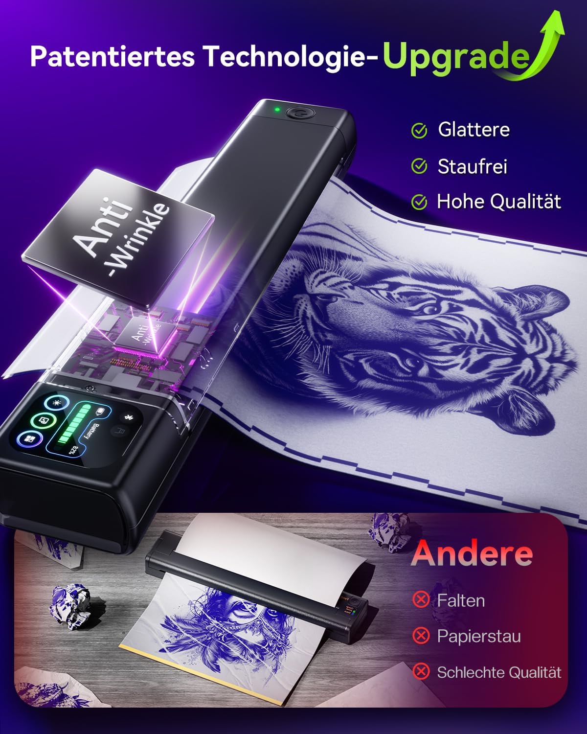 Thumbnail 5 de Phomemo M08F Plus Tattoo Stencil Drucker 715g
