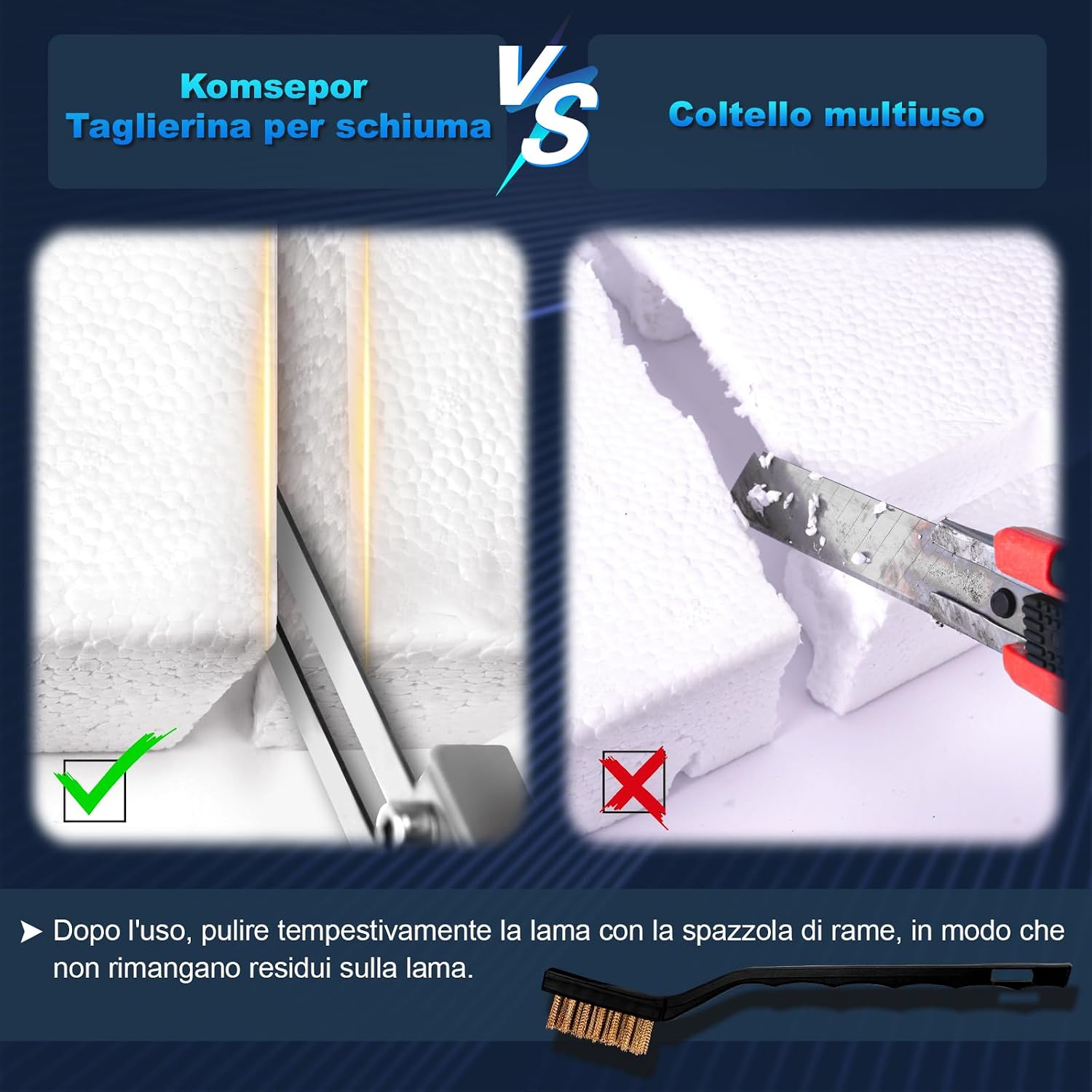 Thumbnail 3 de Komsepor Taglierina di schiuma: taglio uniforme e riscaldamento rapido con raffreddamento Blue-Air