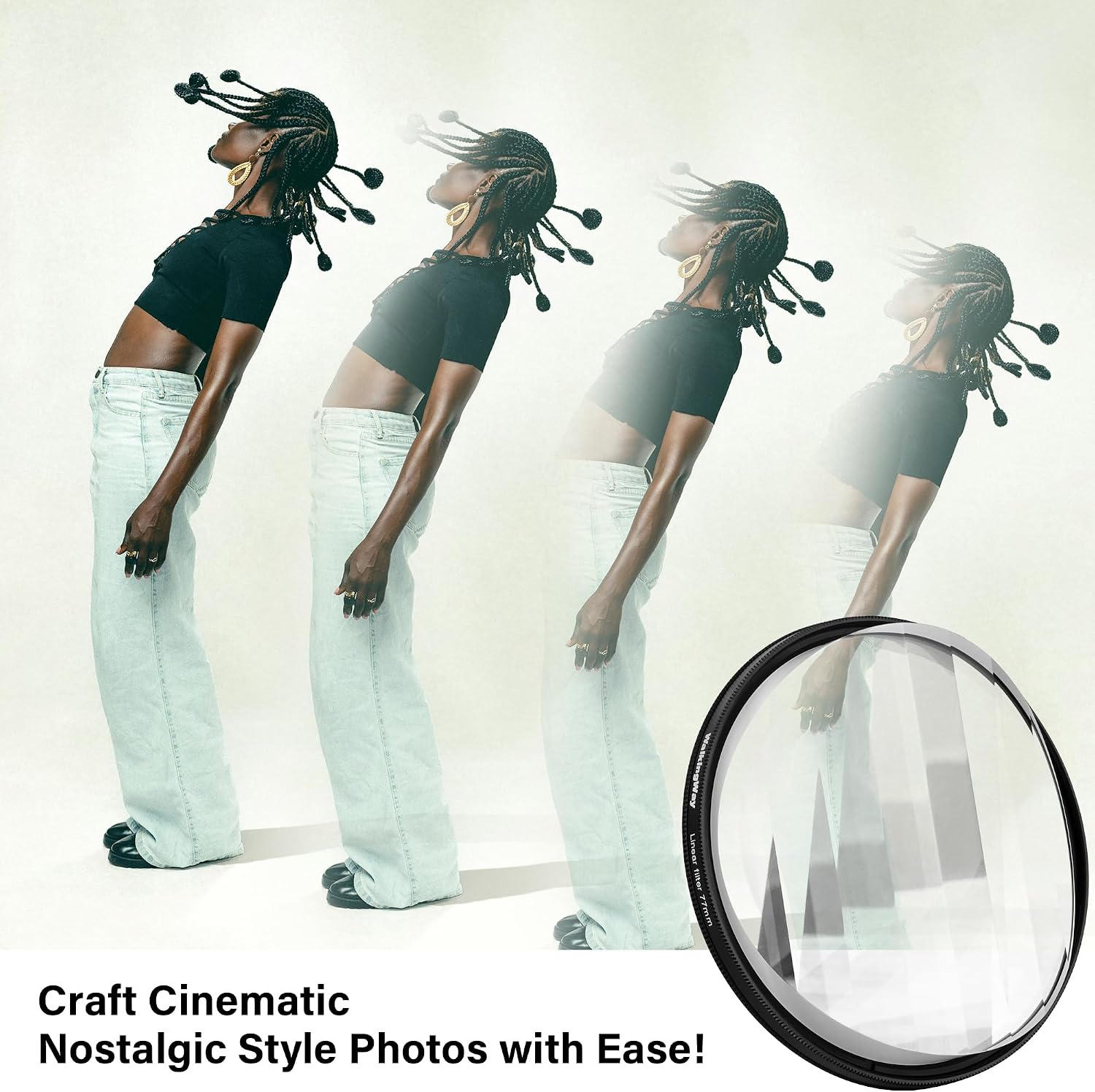 Thumbnail 4 de WalkingWay linear prism filter 67mm