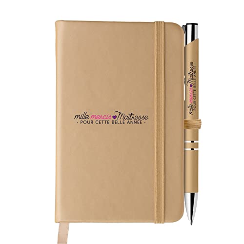 Thumbnail 3 de ÉNJA Création – Carnet et stylo personnalisés pour maîtresse, finition soft touch