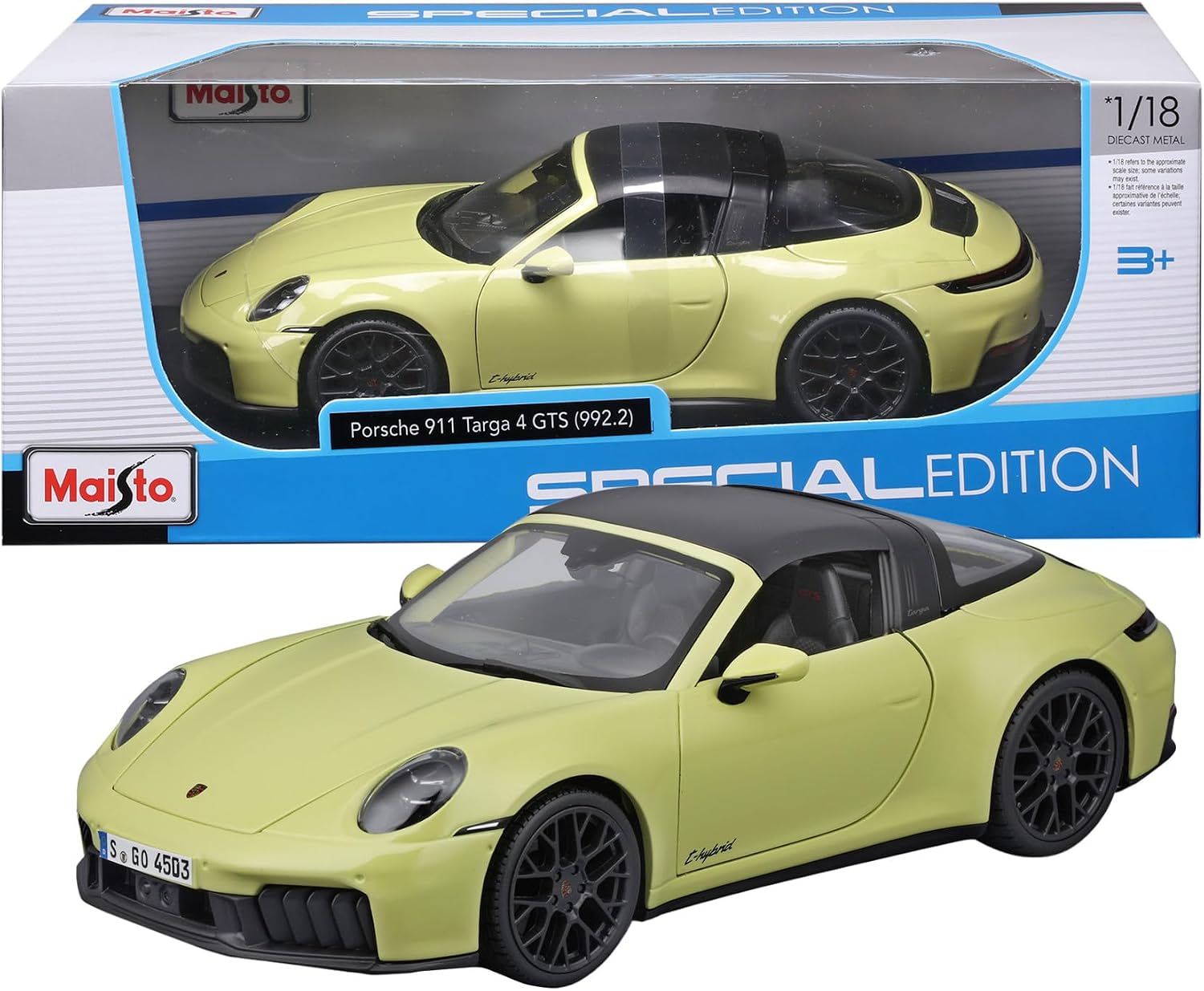 Detalle de Maisto Porsche 911 Targa 4 1:18