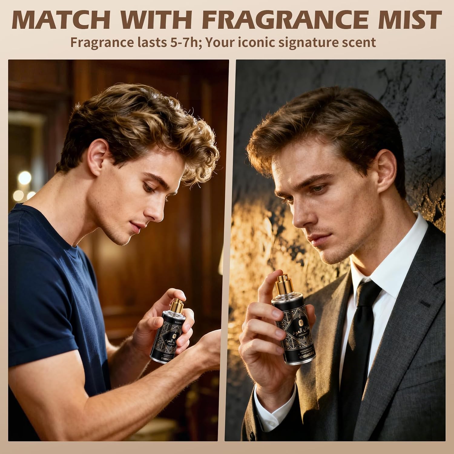 Thumbnail 4 de ZKONLY VL9059 cadeauset voor mannen met 2 parfums en 2 douchegels