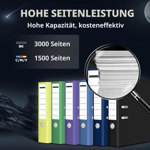 Detalle de DOUBLE D LC426 Ersatzpatronen-Set für Brother MFC-J4540DW/XL und weitere Modelle (8er Pack)