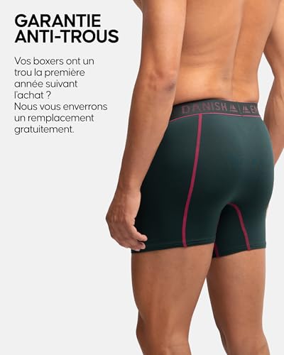 Thumbnail 3 de DANISH ENDURANCE Boxers Running Hommes – Lot de 3 (M)
