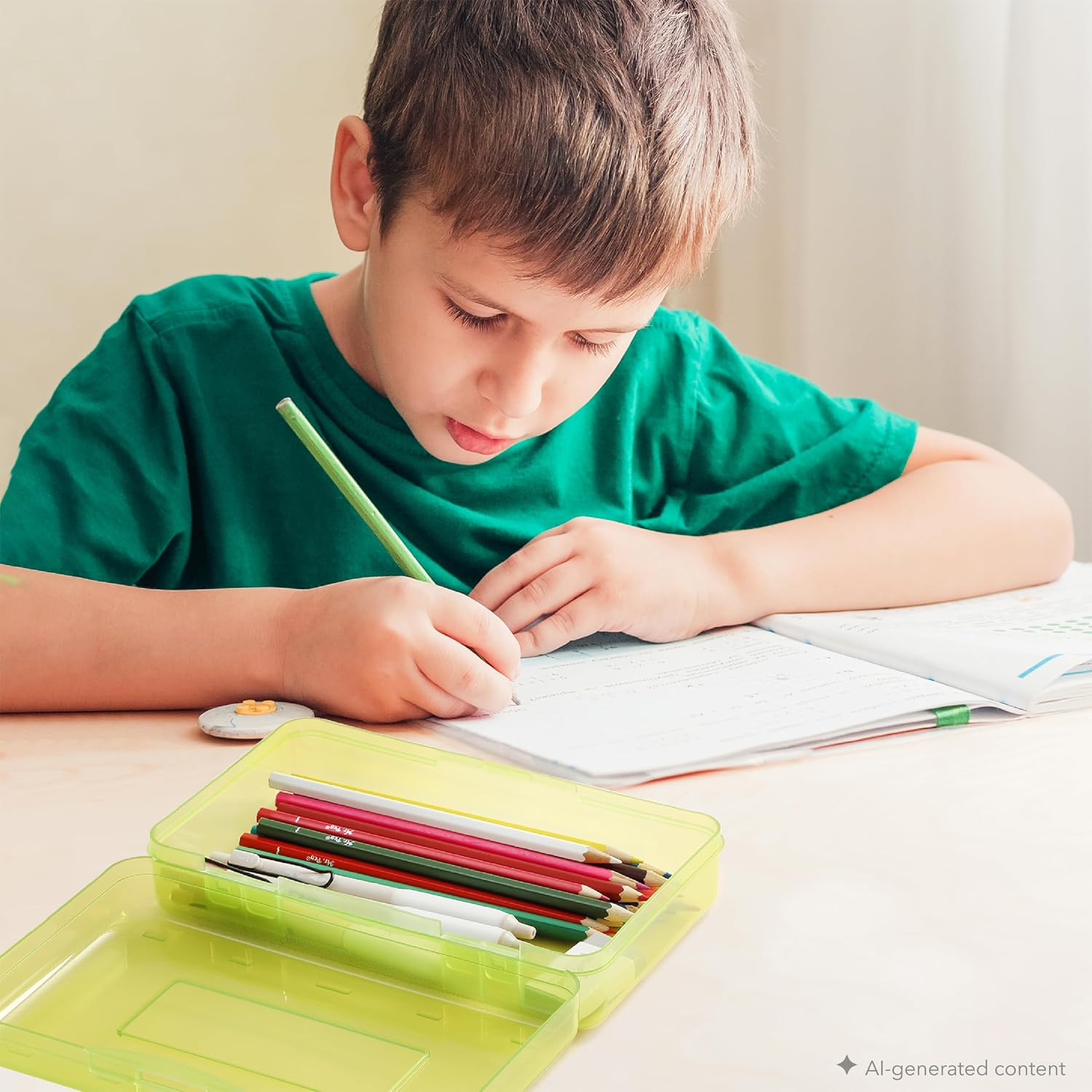 Detalle 2 de Mr. Pen Plastic Pencil Cases, 24 Pack