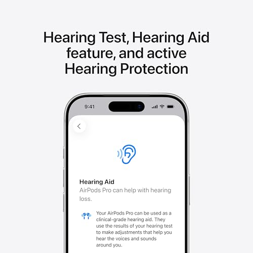 Detalle de Apple AirPods Pro 3 Wireless Earbuds with Active Noise Cancellation and Live Translation