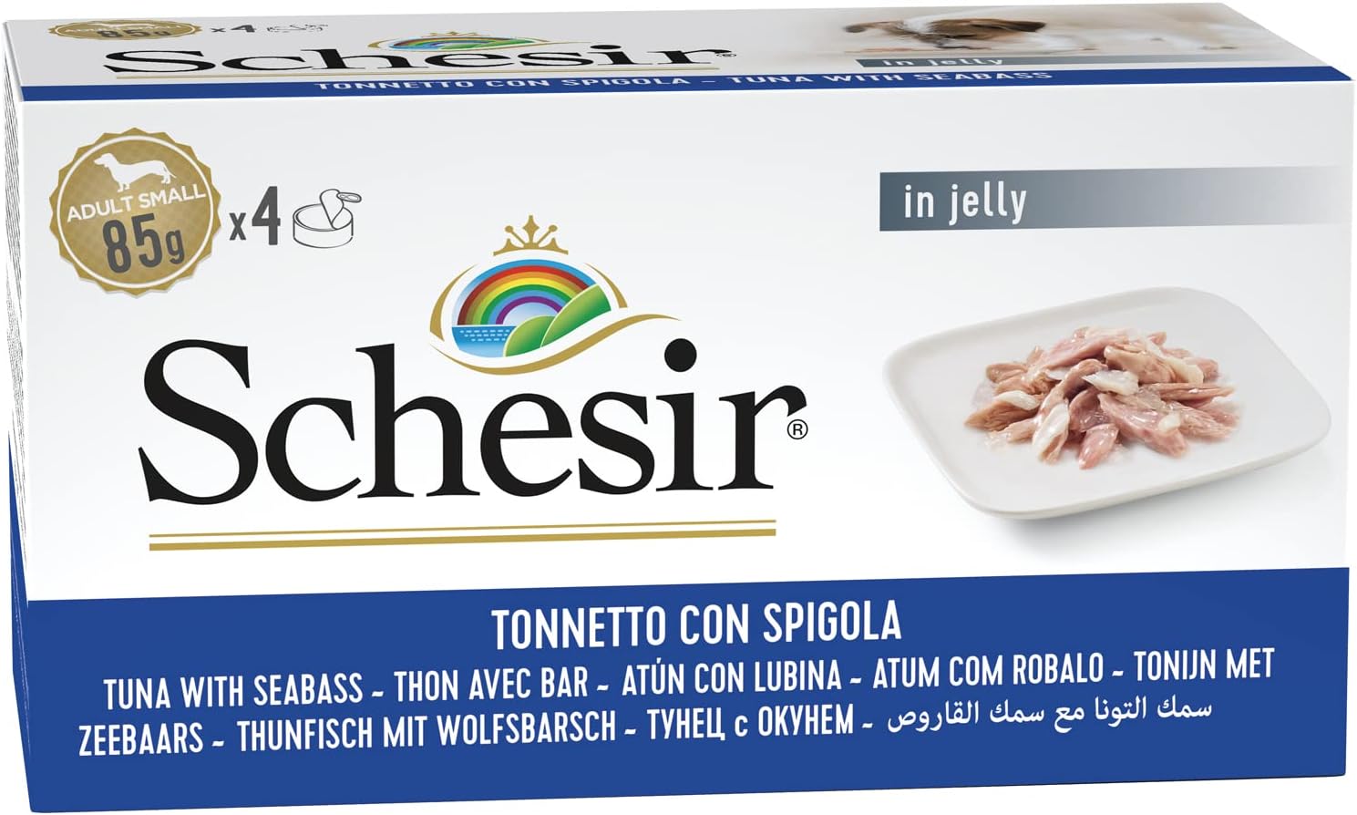 Thumbnail 5 de Schesir Pollo con Agnello 4x85g alimento húmedo para perros