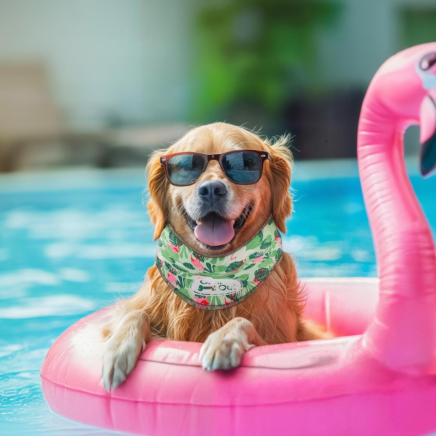 Detalle de ALL FOR PAWS Chill Out 2PCS Dog Ice Bandana (Medium) – Instant Cooling Neck Wrap for Dogs