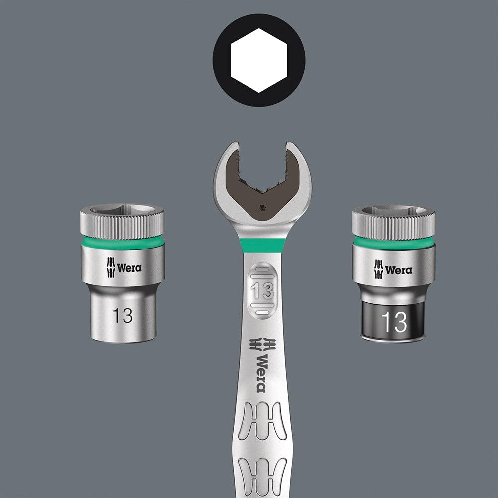 Thumbnail 5 de Jeu de douilles 1/4" Wera Zyklop avec fonction de retenue, sangle porte-outils textile (set de 10 pièces)