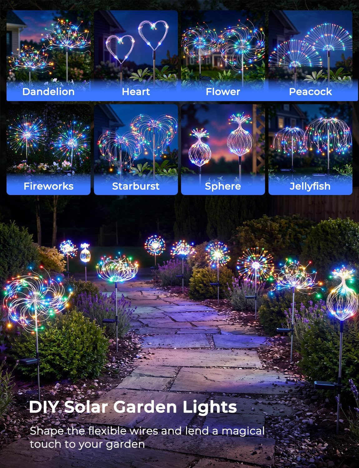 Thumbnail 2 de Solar Firework Lights, 2-Pack