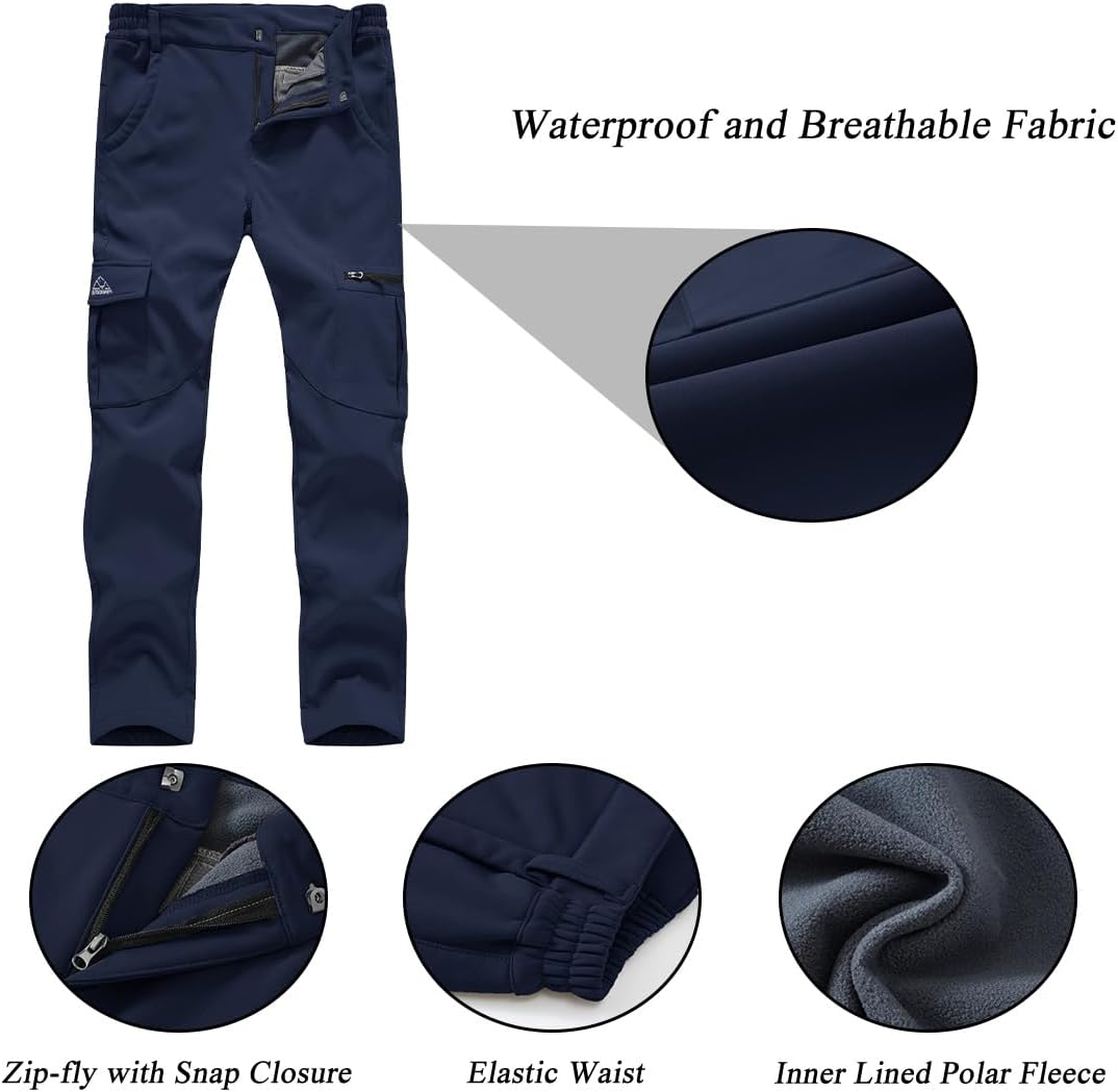 Detalle de donhobo Womens Waterproof Softshell Ski Trousers