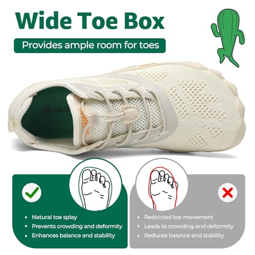 Thumbnail 1 de SAGUARO Barefoot: Zapatillas de trail transpirables y amplias para hombre y mujer
