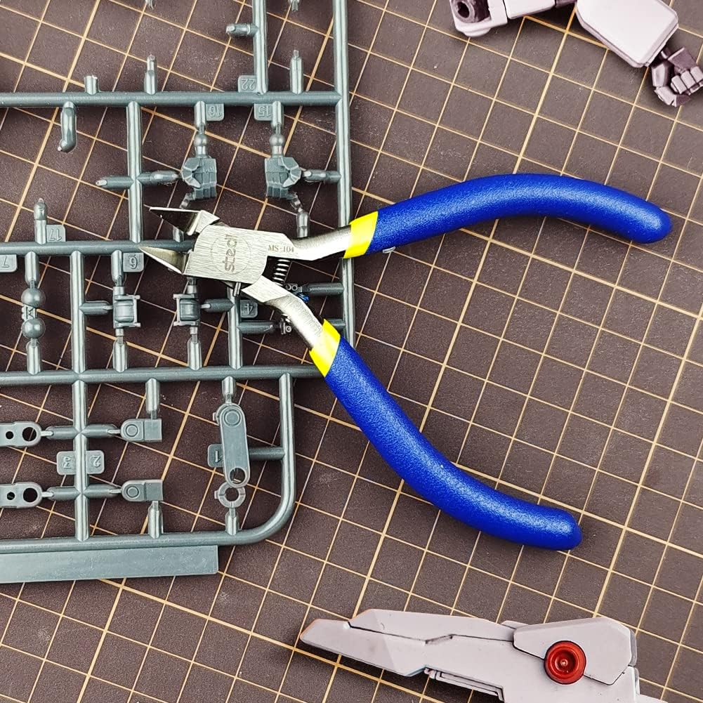 Detalle 2 de Stedi Model Nipper da 4,7 pollici con lama ultra-sottile a taglio singolo per modelli in plastica, blu