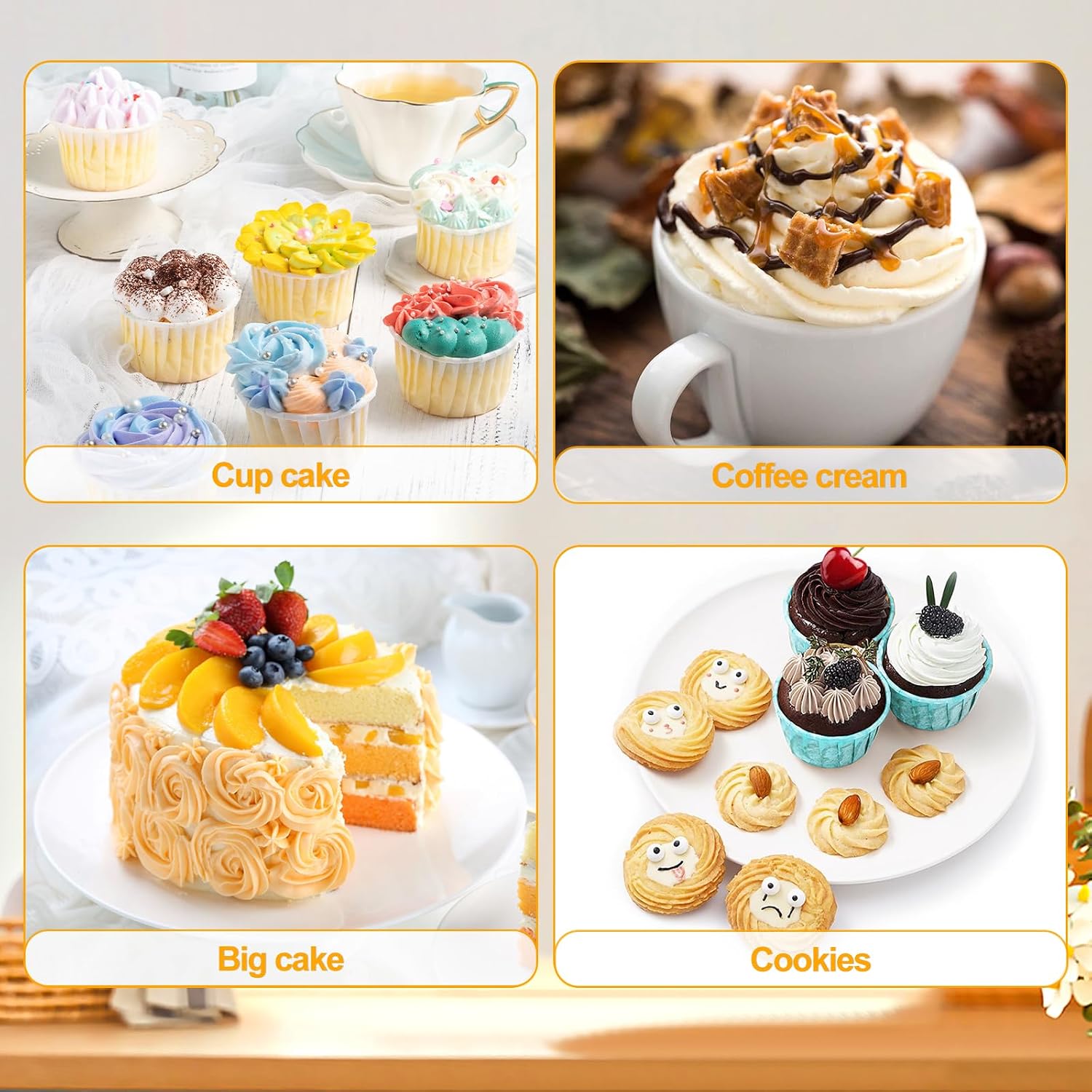 Thumbnail 6 de Soodyoow 100Pcs Piping Bags and Nozzles Sets – Disposable Pastry Bags for Cake, Cupcake and Cookie Decorating