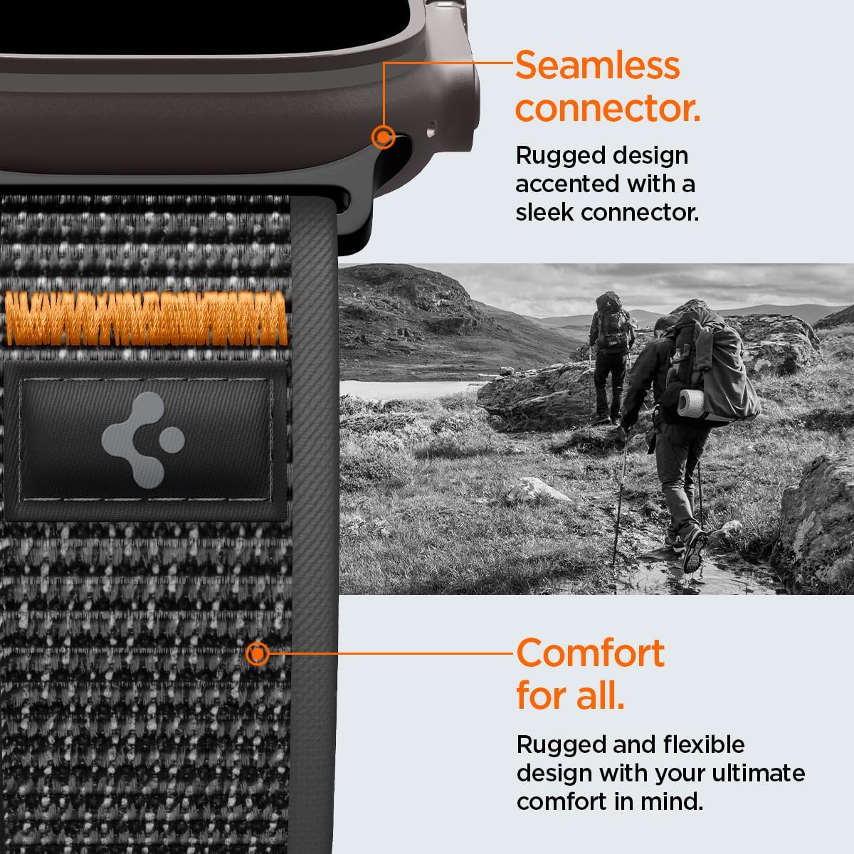 Thumbnail 6 de Bracelet tissu Spigen Athlex Air 2 pour Apple Watch Ultra 2/1 et Series 11 à 4/SE (tailles 49/46/45/44 mm)
