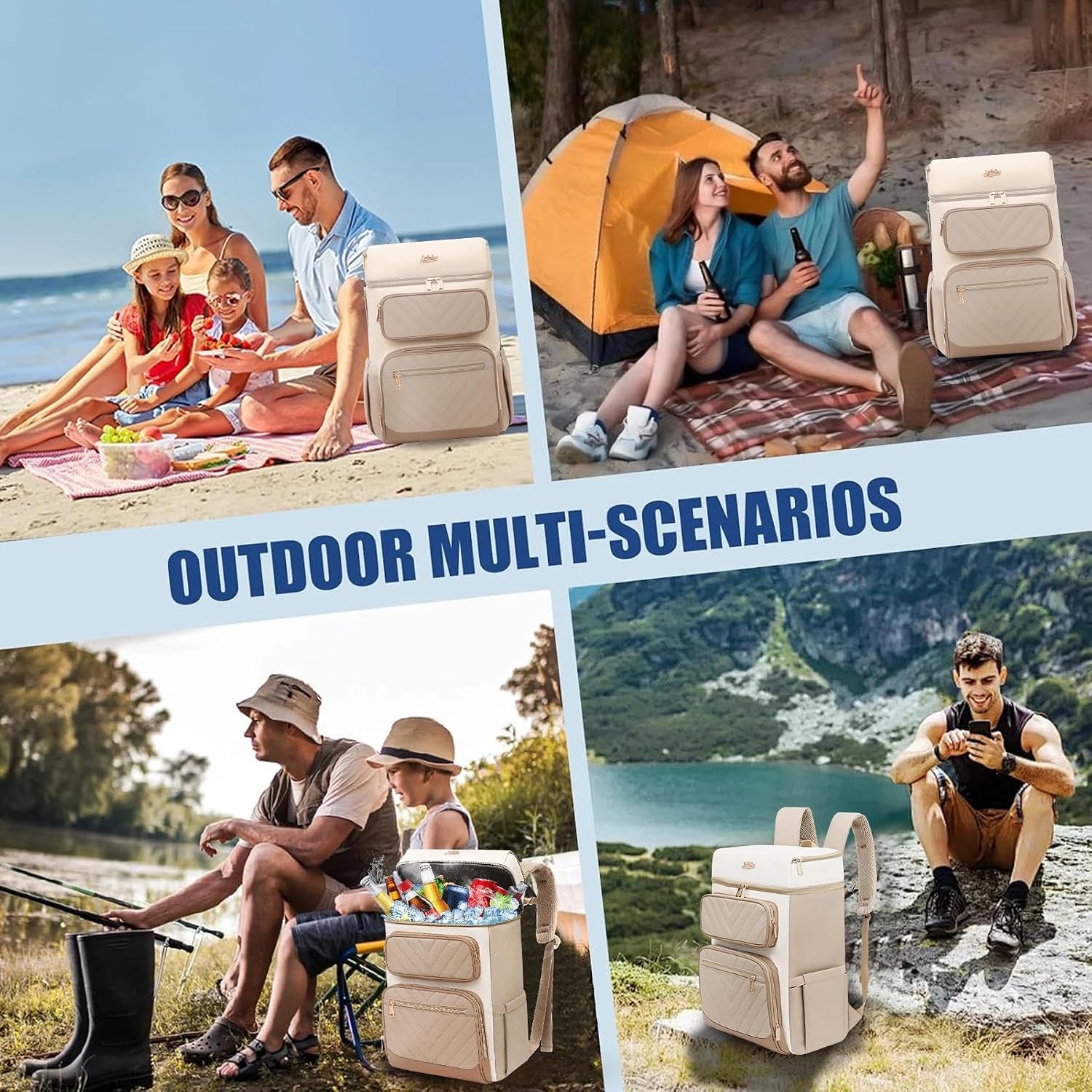 Thumbnail 6 de Insulated Cooler Backpack with PEVA Liner