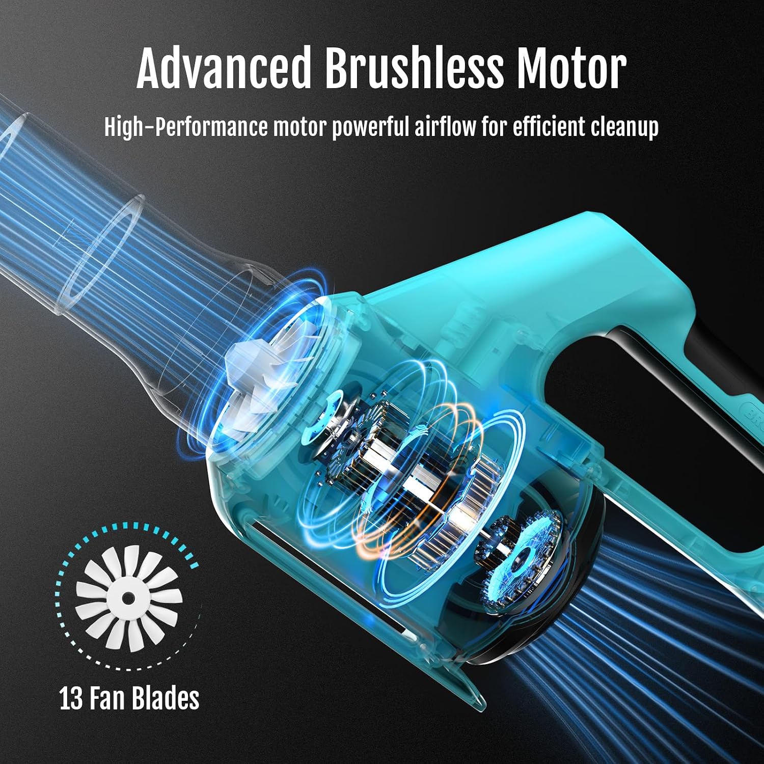 Detalle 2 de YARDCARE cordless leaf blower with 4.0 Ah battery