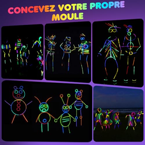 Thumbnail 5 de Ziitty Barras Luminosas: kit de 100 barras fluorescentes y 100 conectores para pulseras y collares