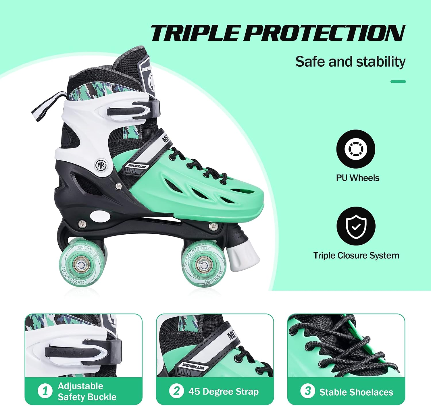 Detalle 2 de METROLLER Adjustable Roller Skates