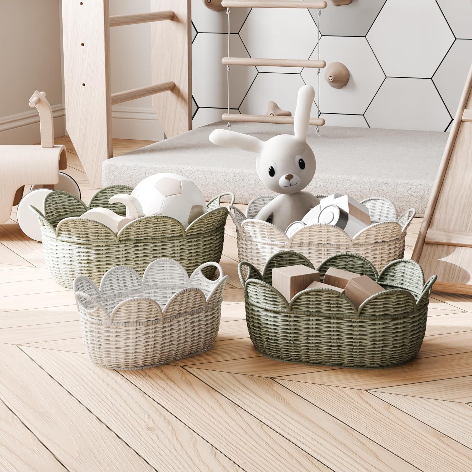 Detalle 2 de RGI Home Decorative Storage Baskets, Set of 4
