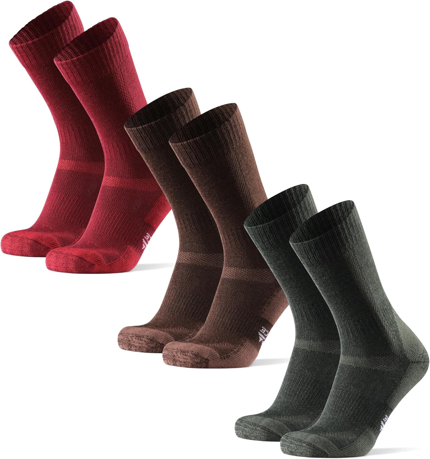 Thumbnail 6 de DANISH ENDURANCE Chaussettes de Randonnée en Laine Mérinos Respirante – Unisexes, Lot de 3 ou 5