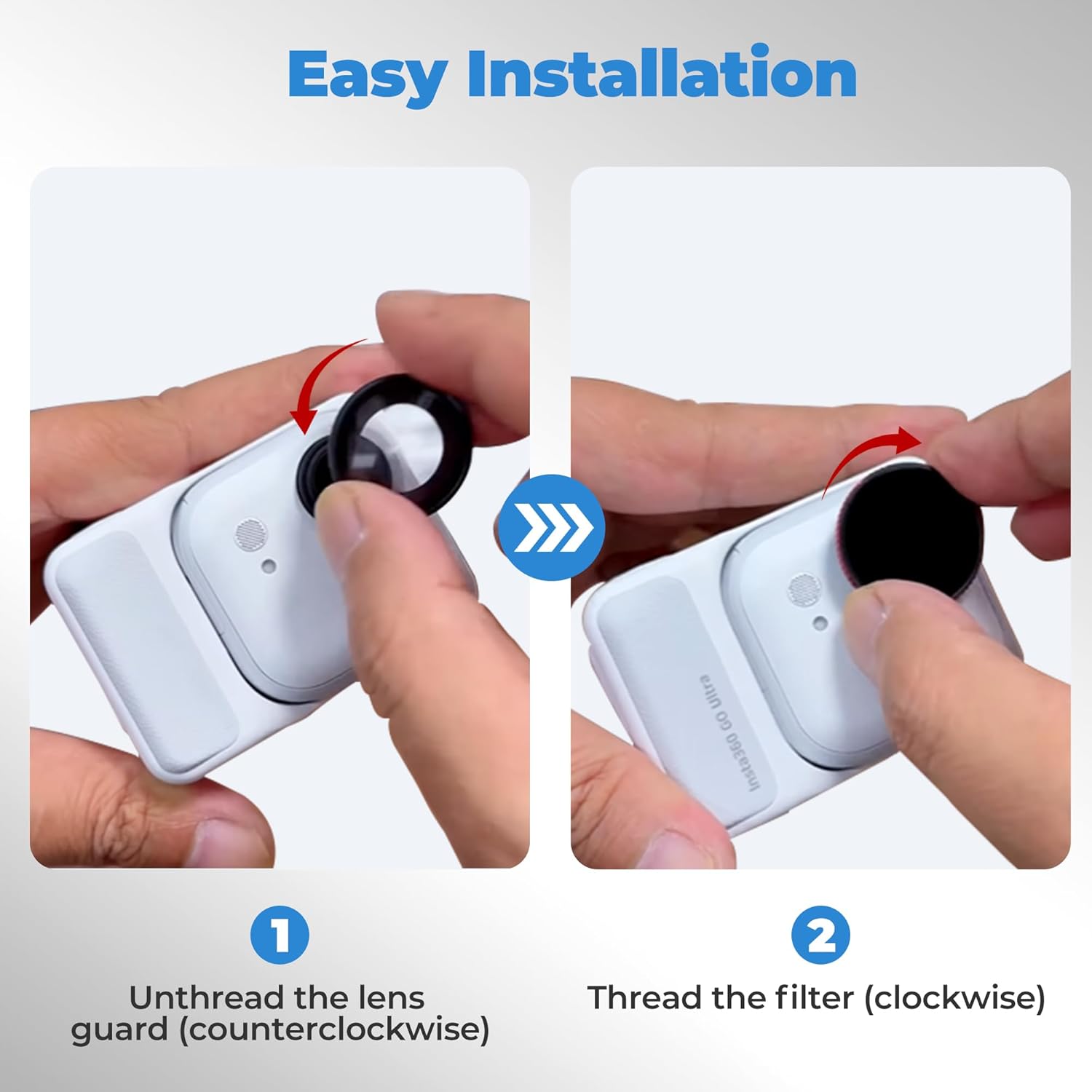 Thumbnail 3 de Freewell Bright Day Filter Kit for Insta360 GO Ultra: ND8/PL, ND16/PL, ND32/PL & ND64/PL