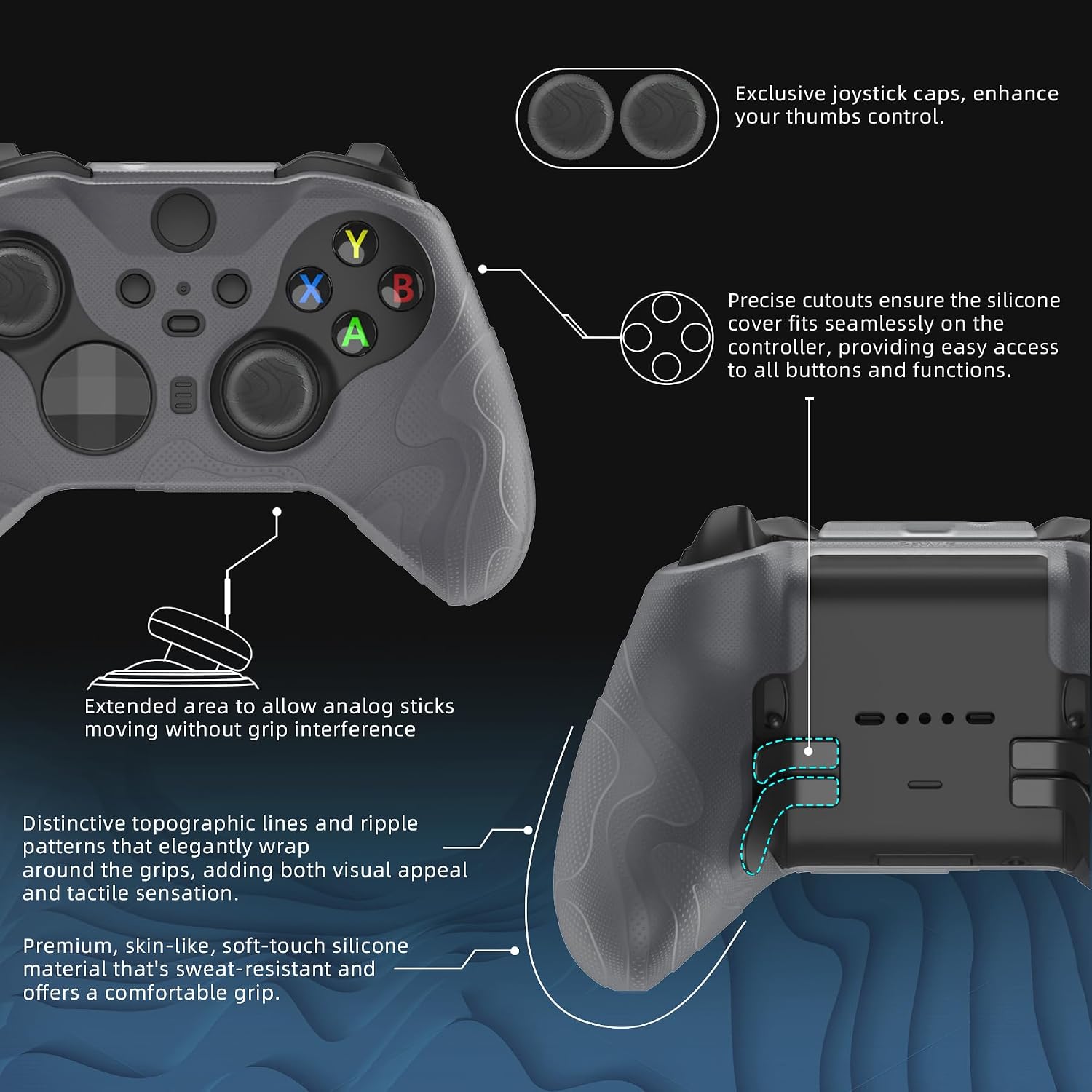 Thumbnail 3 de Xbox Elite Silicone cover with for grip