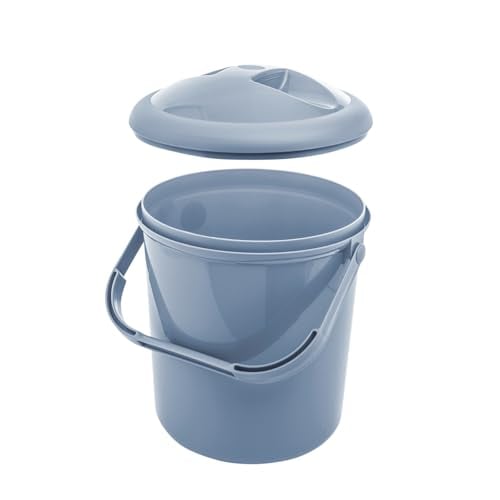 Detalle de Rotho Babydesign Bella Bambina Windeleimer 10 L – geruchsdicht, recycelter Kunststoff, blau
