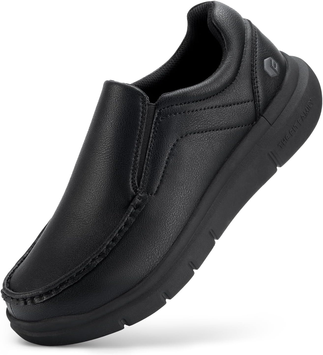 Detalle de FitVille Scarpe Casual da Uomo in Pelle Extra Large Slip-on Mocassini comodi