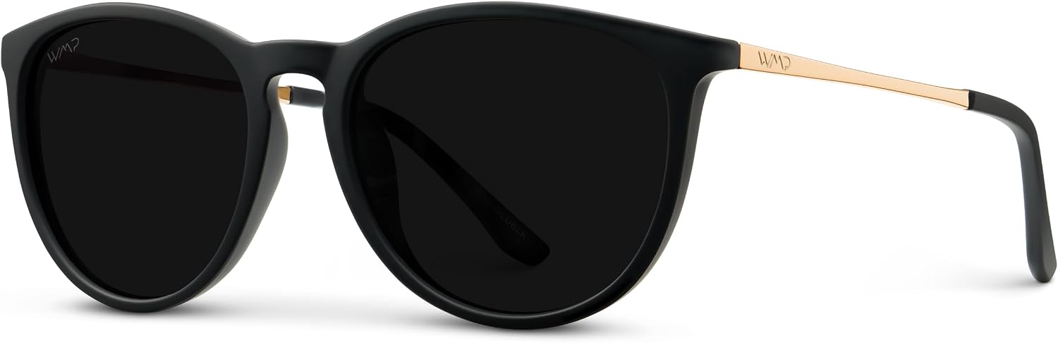 Detalle 2 de WearMe Pro Round Polarized Sunglasses for Women (UV400) — Vintage Retro Style