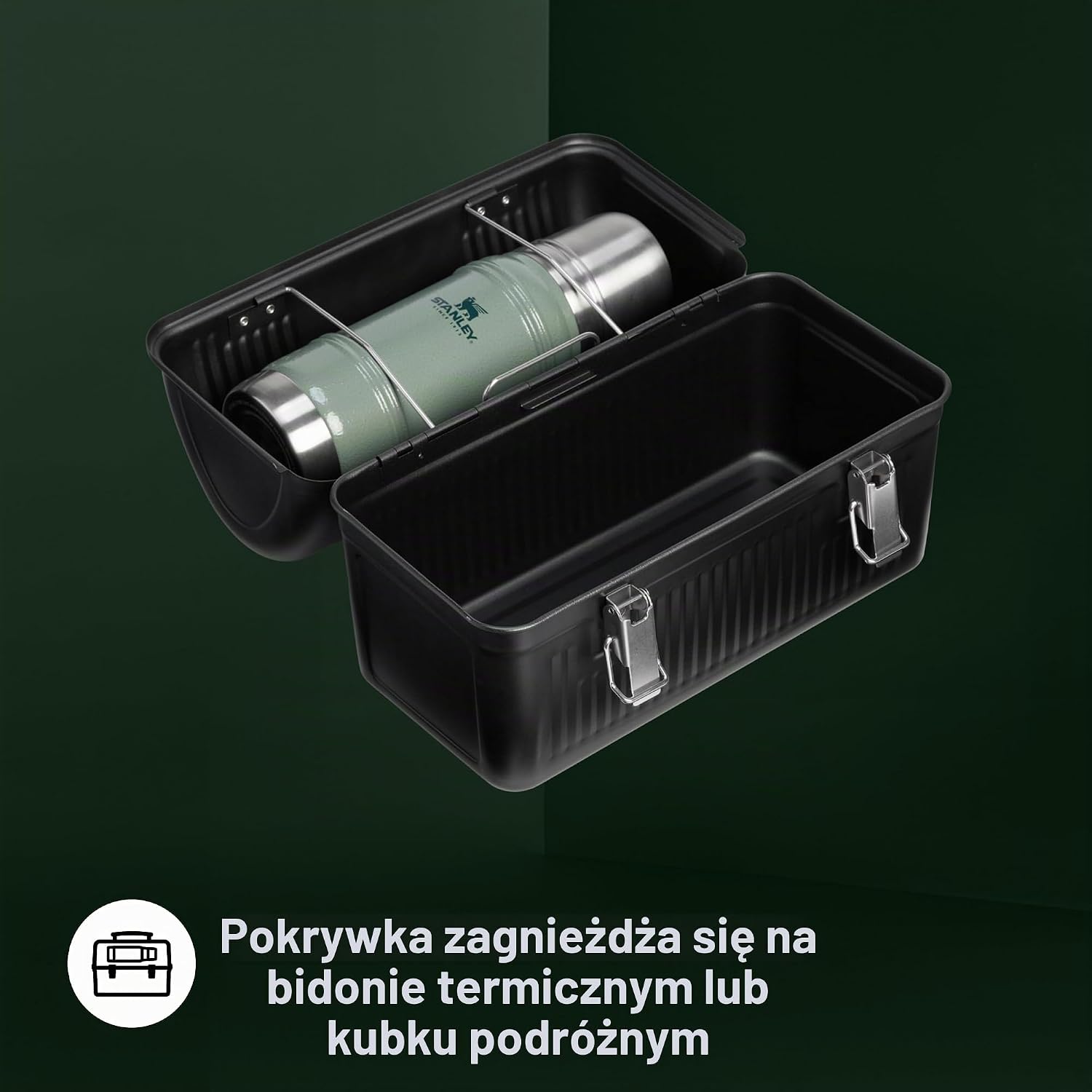 Thumbnail 5 de Stanley 1913 Classic Lunch Box 9,5 l Black 2.0 – lunchbox z uchwytem