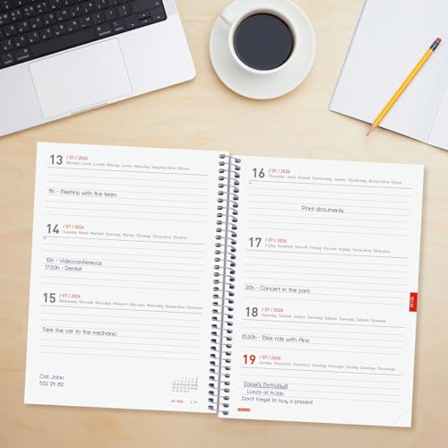 Thumbnail 3 de Finocam Agenda Espiral Semana Vista 18 meses 📘