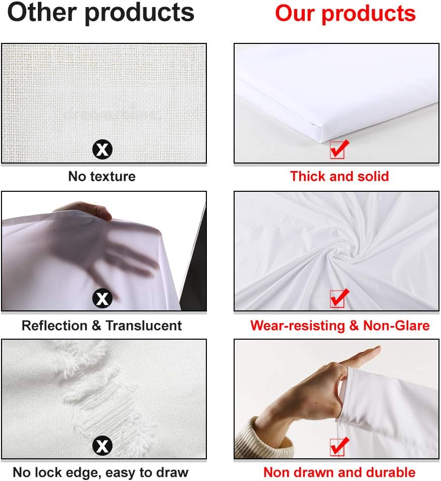 Thumbnail 2 de SEDGEWIN White Photography Backdrop 10x12.7ft