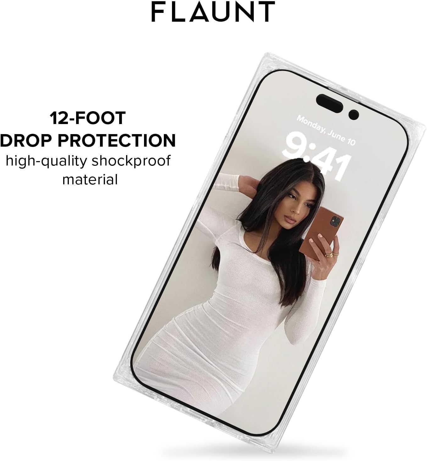 Detalle de Flaunt Official Square Case for iPhone 17 Pro Max