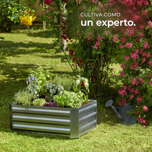Thumbnail 7 de TecTake® Arriate Rectangular de Acero Resistente, Jardineras Exterior