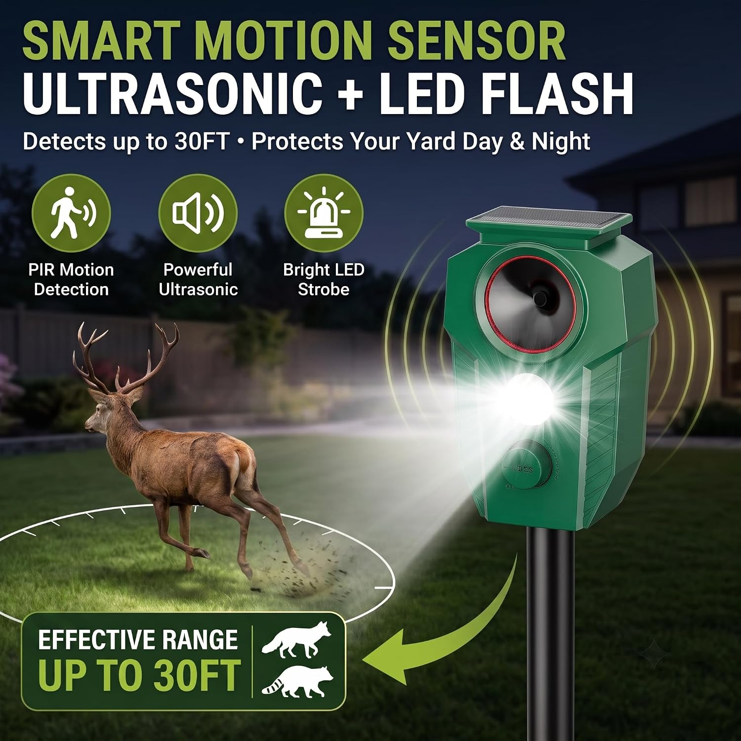 Detalle de G-Jyuncyou Solar Animal Repellent IP65