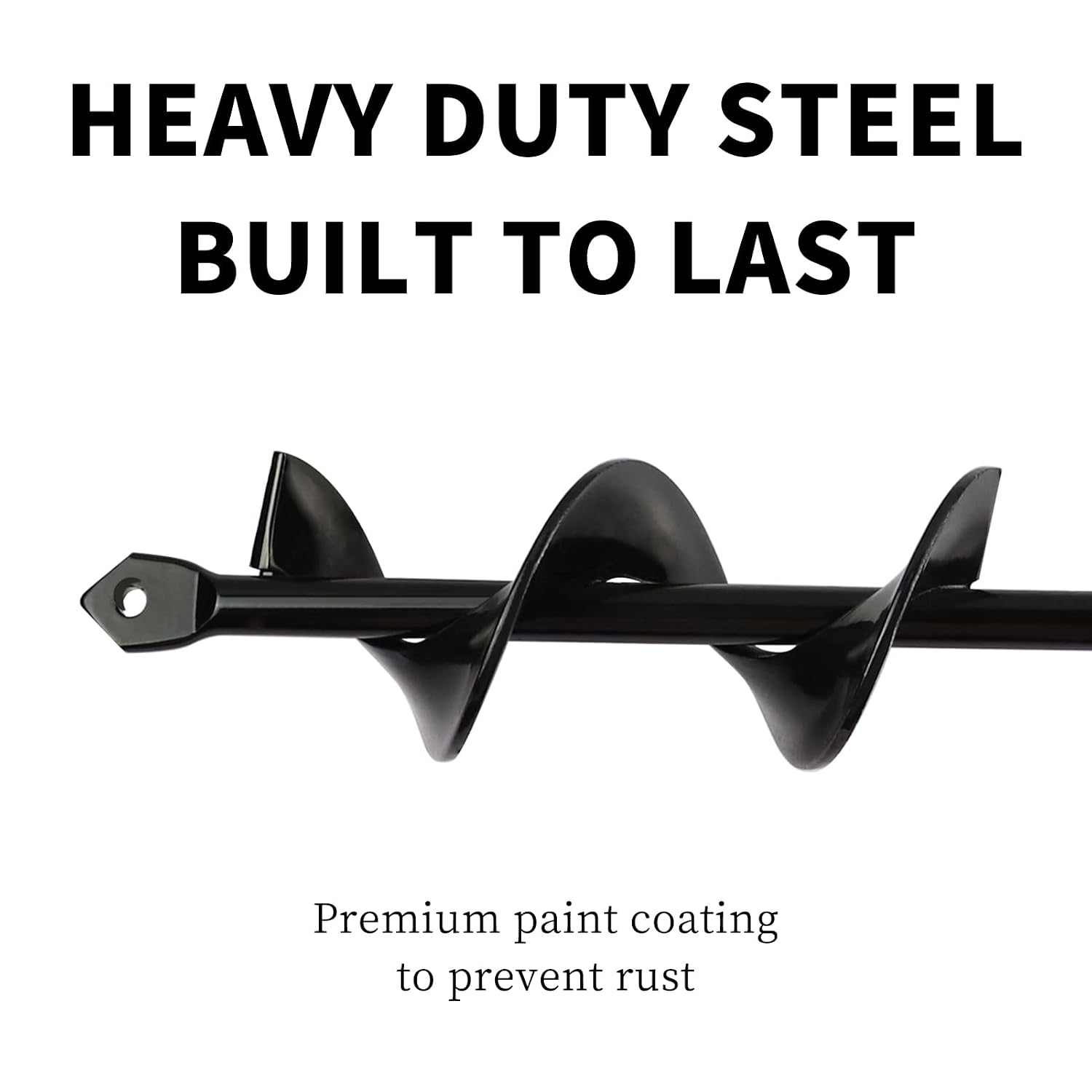 Detalle de TCBWFY 3ca-4x22cm-heise-gm3us Garden Auger Drill Bit, 1.6 x 9 Inch