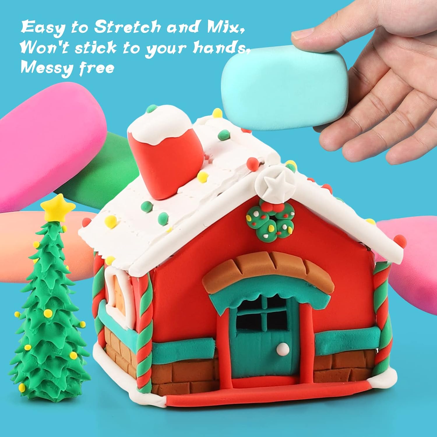 Thumbnail 3 de YILAIDA Air Dry Clay 36‑Color Set