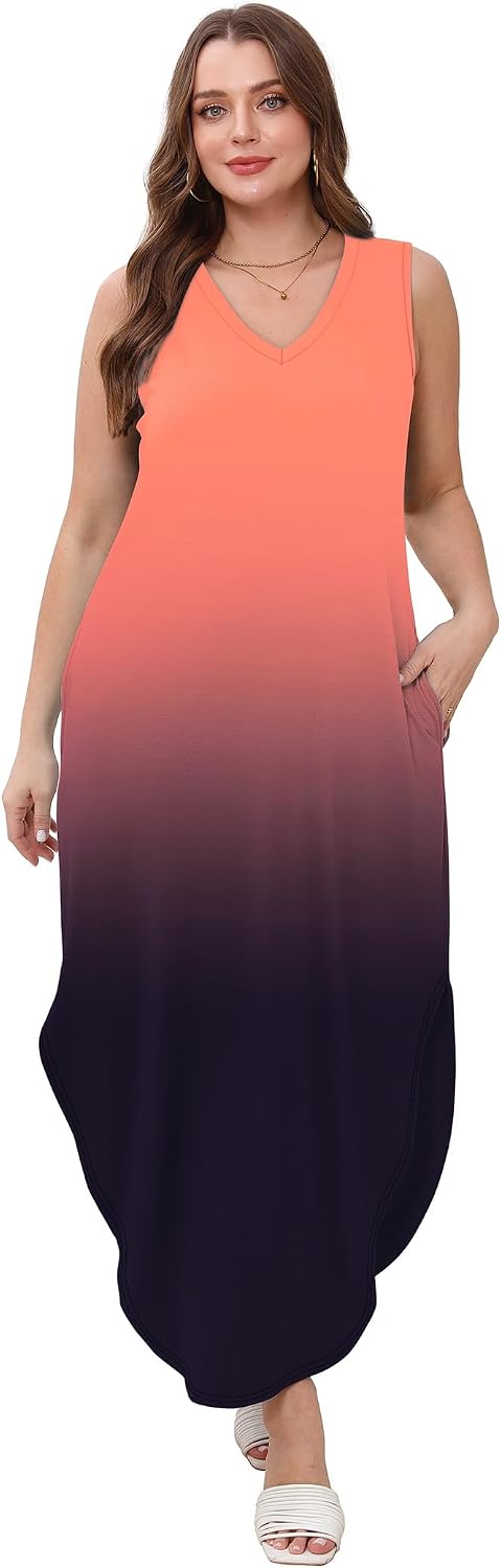 Thumbnail 4 de Sampeel Summer Dresses Maxi Dress with Pockets — Beachy V-Neck Sundress for 2025
