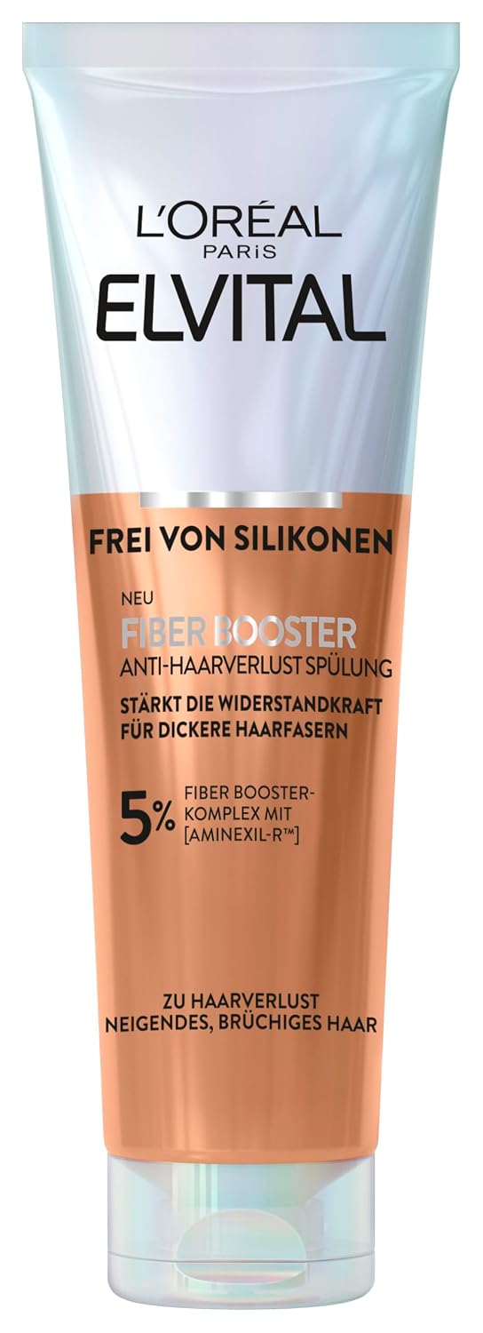 Detalle de L’Oréal Paris Elvital Fiber Booster Anti-Haarverlust-Conditioner (Spülung gegen Haarausfall) – 150 ml