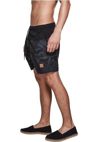 Detalle 2 de URBAN CLASSICS Bañador de Hombre Estilo Moderno – Bermudas cortos con drying rápido (XS–5XL)